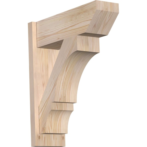 Ekena Millwork Balboa Slat Smooth Outlooker, Douglas Fir, 7 1/2"W x 22"D x 26"H OUT08X22X26BOA06SDF - main